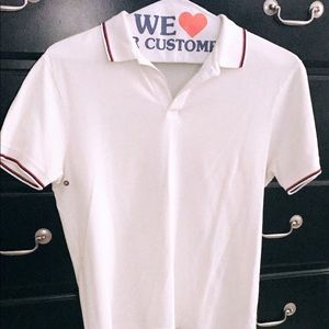 Theory Striped Cotton Polo